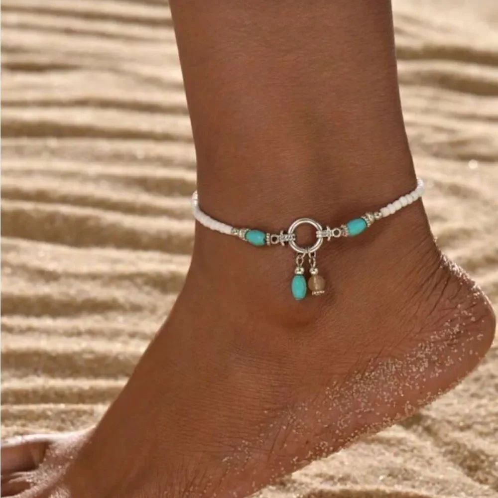 Boho Beaded Anklet S1237